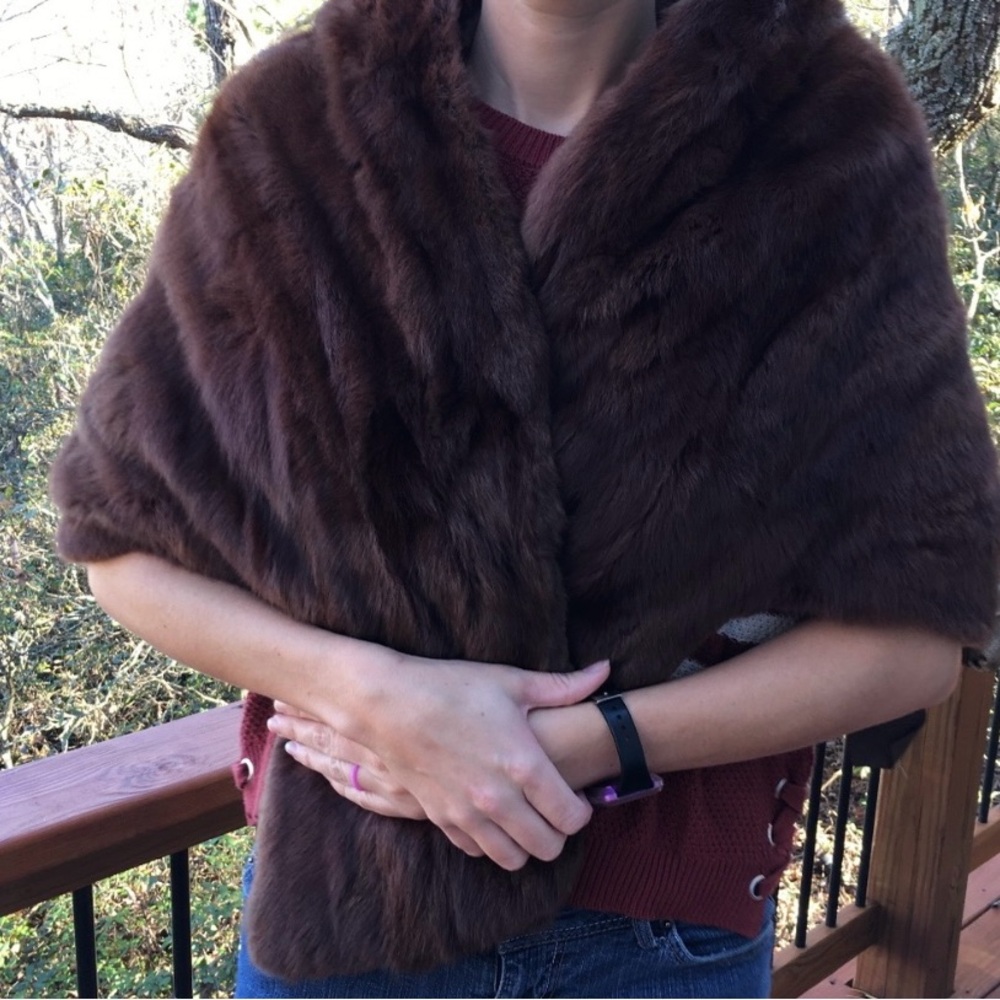 Vintage Genuine Fur Wrap